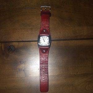 Fossil genuine leather watch ❤️